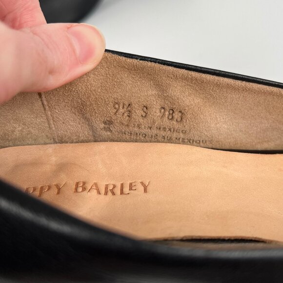 Poppy Barley The Daily Pump Leather Heel Square Toe Chunky Block Mary Jane Style - Picture 9 of 16